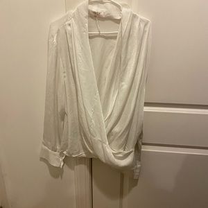 Satin low drop Blouse